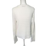 Tory Burch  White Cotton Open Knit Sweater  Size Small Photo 1