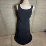 BeachLunchLounge Lou & Grey Womens Dark Gray Seamed Sandwashed V-Neck Midi Dress Size Medium Photo 3