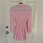 Maje  Rubin Smocked Blouson Dress Size Small (1) Photo 6