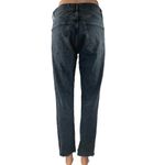 AGOLDE  Women's Black High Waisted Raw Hem Straight Leg Denim Jeans Size 26 Photo 2