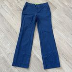 Lilly Pulitzer  Main Line Fit Navy Mid Rise Wide Leg Trouser Pants Women’s Size 6 Photo 2