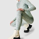 Sweaty Betty NWT Leopard Jacquard Base Layer Leggings Blue Leaopard Paint Small Photo 12