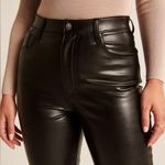 Abercrombie & Fitch Curve Love Vegan Leather 90s Straight Leg Pant Photo 4