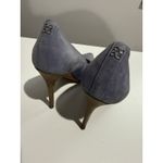 Coach  Harlee Pumps in Porcelain Blue Nubuck‎ Suede Size 6 B Photo 3