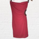 Y2k Codigo strapless body con dress w/ side cut out Sz Small Coral? Party Hoco Pink Photo 2