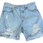 Levi's Levi’s 501 Button Fly High Rise Distressed Jean Shorts Sz 30 Photo 1