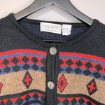 Donna Maurizio Boho Wool Fringe Tassel Sweater Size L Photo 2