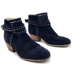 Boden Keira Studded Ankle Booties Ink Dark Navy Suede Women’s Size 38 EU | 7 US Blue Photo 14