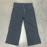 Lululemon  Align™ Super-High-Rise Wide Leg Crop 23" Black size 8 Photo 0