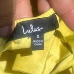 Lulus Certainly Glorious Chartreuse Satin Backless Midi Slip Dress NWT Photo 7