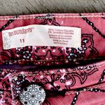 No Boundaries Shorts Bandana Vintage Red Paisley Womens 11 New Crochet Lace Photo 10