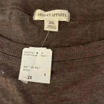 Artisan 🆕 Plus-size Basic 3/4 Sleeve Brown Knit Top 3X🆕 Photo 3