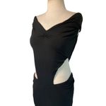 retrofete Giada Dress in Black XLarge New Womens Long Maxi Cutout Gown Size XL Photo 4