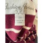 Fashion Avenue Sweater Cross Neck Sz 3xl Open Knit 100% Acrylic Pullover Top‎ Photo 4