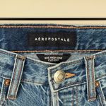 Aeropostale  Blue Distressed Jean Shorts High-Waisted 90s High Rise Cut Off Photo 3
