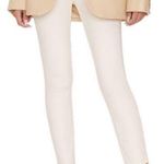 Mother • the looker ankle step fray hem jeans in cream puffs sz 30 Photo 0