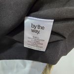 by the way. Skylar Faux Leather Dress in Gold Metal Small Photo 6