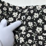 Altar'd State Women's Skort Black White Floral Flowers Tiered Short/Skirt XS Photo 7