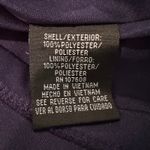 Leslie Fay Halter Geometric Babydoll Dress Women's 14 Navy Dainty Hippie Boho Photo 7