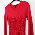 BCBGMAXAZRIA Ruched Bustier Mini Dress Photo 0