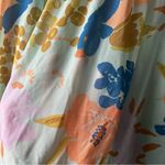 Free People Mint Combo Floral Print Of Paradise Tie Front Crop Top Size XS Photo 6