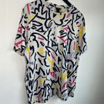 H&M Abstract Print Graphic T-Shirt Men’s Large Multicolor Streetwear Tee Photo 1
