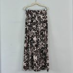 NWT Bila 77 Cabana Mink Flora Brown High Rise Split Wide Leg Pants Photo 2