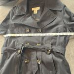 Jones New York Women’s  Sport Classic Black Trench Coat Jacket Belted Size XL Photo 9