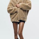 ZARA Sold out  faux shearling bomber Photo 1
