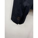 Theory  Nana Blazer Womens 8‎ Navy Pinstripe Single Button Single Breasted Jacket Photo 6