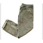 Caslon  olive green cotton stretch cropped pants Photo 2