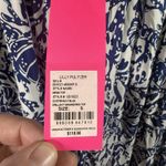 Lilly Pulitzer NEW  Nevie Off-the Shoulder Oyster Bay Blue Top Blouse Size S Boho Photo 4