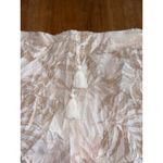 Ocean Drive  Smocked Shorts Palm Leaf Print Tassel‎ Detail Casual Size L Photo 3