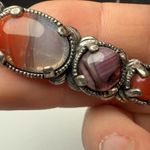 Miracle Celtic Style Multi Color cabochon Brooch Pin Silver Tone Gold Photo 3