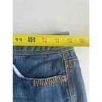 Tommy Hilfiger Women's ‎ Denim Mini Skirt Raw Hem Size 6 Blue EUC 0202 Photo 9