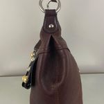 B Makowsky Brown Pebble Leather Western Boho Studded Fringe Crossbody Bag Purse Photo 9