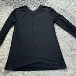 Diamond Lace Sleeve Cut Out Midi Dress Black XL Photo 0