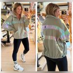Free People MOVEMENT AWAY WE GO HALF ZIP Green Size M Photo 2