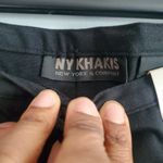 New York & Company NY Khakis Motocross Stretch Pants 12 Black Photo 6