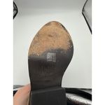 Eileen Fisher  Even Tumbled Nubuck Bootie Black Suede Block Heel Ankle size 8.5 Photo 9