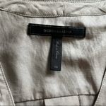 BCBGMAXAZRIA BCBG tan silky safari shirt dress Photo 6