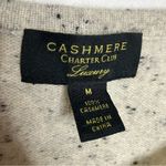 Charter Club  cashmere luxury crewneck sweater gray speckled women’s size‎ medium Photo 1