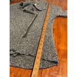 Aeropostale  Women's Grey Knit Zip Up Cardigan Sweater Small Collared Grunge Photo 5