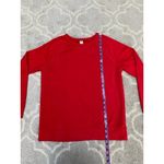 Old Navy  Red Raglan Sweatshirt Medium Photo 4