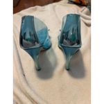 Good American  Cinder-F*cking-Rella Pumps Embellished Clear Blue Heels 11.5 Shoes Photo 6