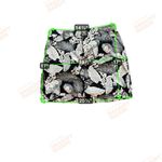 Croft & Barrow  black‎ and white leaf print classic fit skort size 10 stretch Photo 6