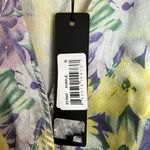 Beulah Floral Long Sleeve Tiered Mini Dresss Size M In Yellow And Purple Photo 6