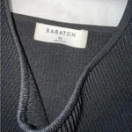 Aritzia Babaton by  Black Sculpt Knit Squareneck Cropped Tank Top  SIZE XL Photo 7