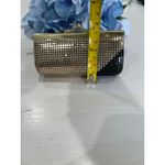 Vintage Gold Mesh Clutch Evening Bag Kiss‎ Lock Party Purse Small Photo 5
