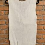 Old Navy  Sweater‎ Tank Women's Size XL White Ribbed Sleeveless Perfect Fit Y2K Photo 1